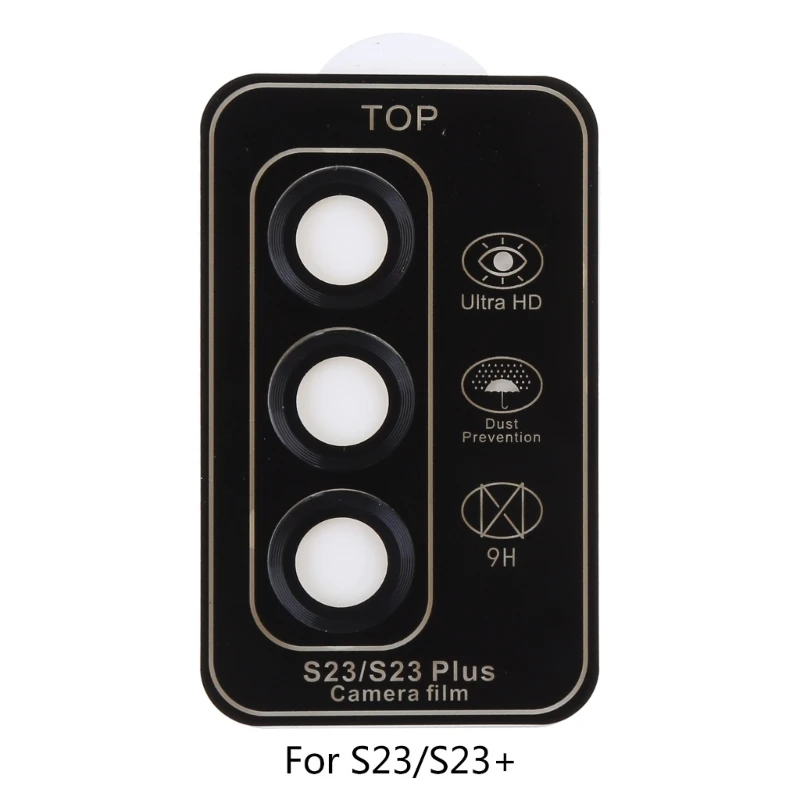 Camera Protective Cover Tempered Glass Ultra-Thin 3D Camera Lens Protector Cellphone Camera Lens Glass for SAMS23/S23+ K1KF