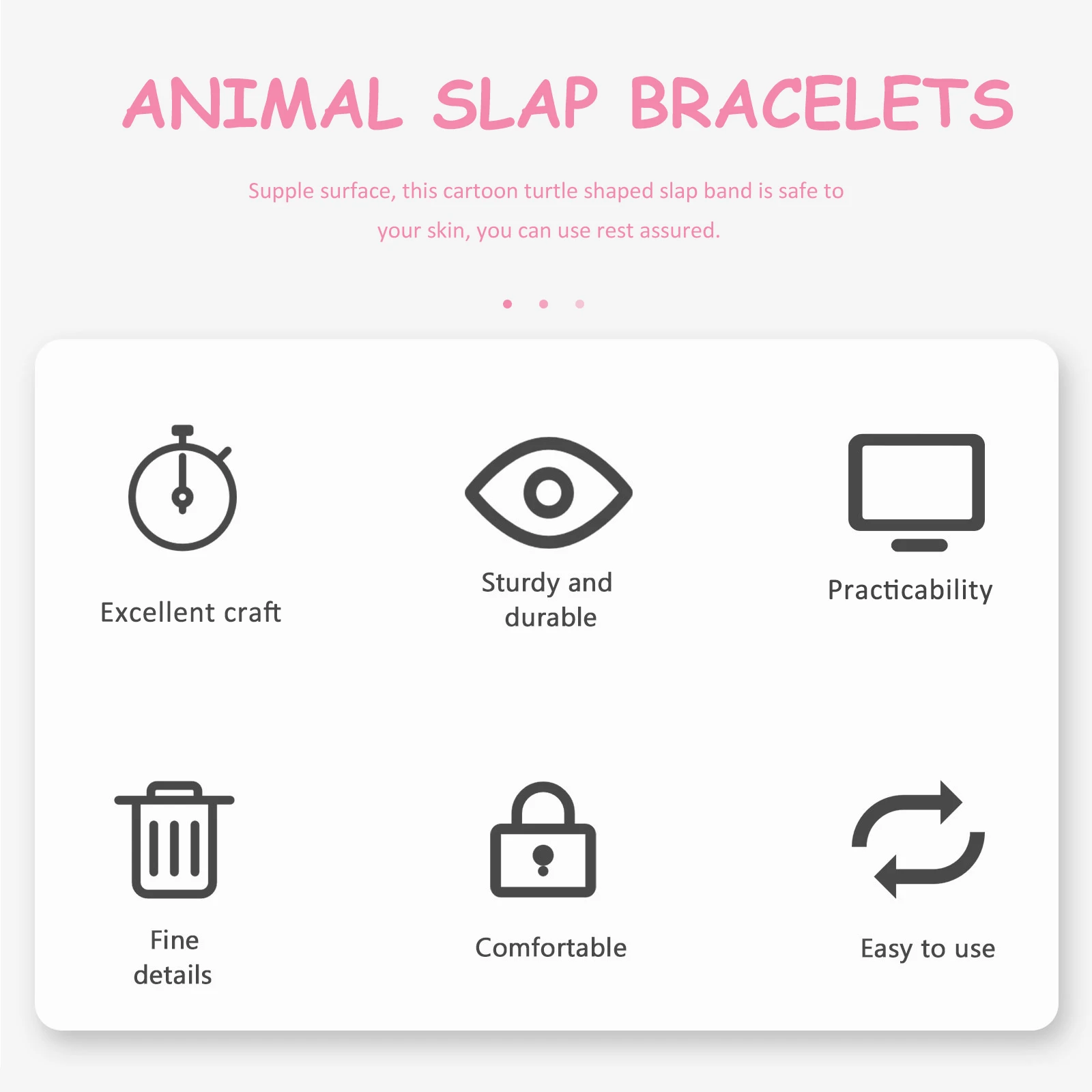 2 Stuks Aardbei Snap Armbanden Kinderen Slap Bands Feestartikelen Fruit Polsbandjes voor Kinderen Snap Armband Armbanden voor Kinderen