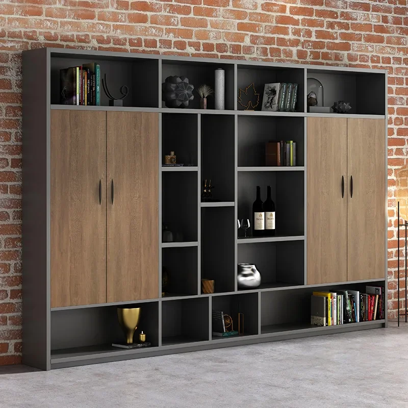 Office File Cabinet Wooden Data Filing Office Desk Locker Office Furniture Display