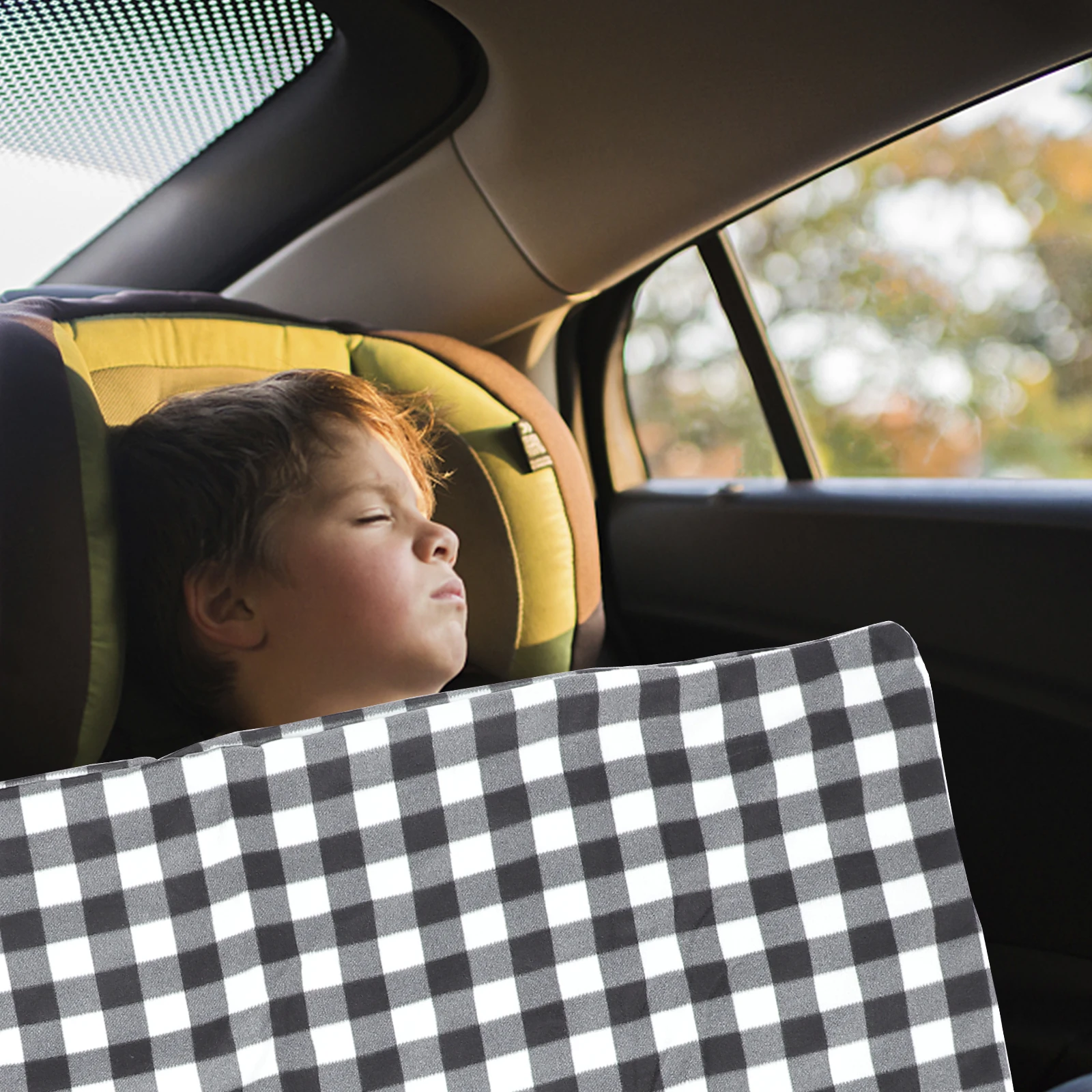 

Electric 12V Car Heating Fast Warm Up -Off For Driver Passenger Travel Use Blanket Auto Heating Blanket