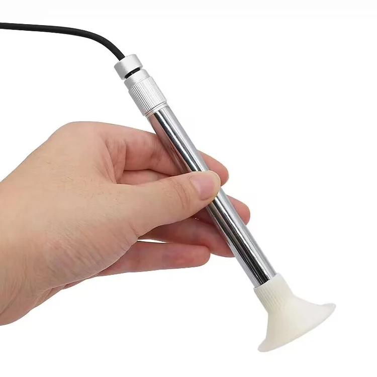 Newest USB Industrial Testing Andonstar Digital Microscope, 300x 8LED HD Real 2MP Metal Stand Base Pen Endoscope