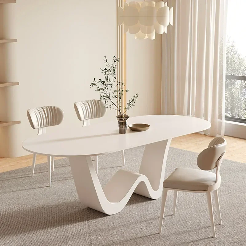 &Table Rectangular Dining Designer Coffee Multifunction Home Furniture Restaurant Tables Dinning Sets Ova LMuebles Reception