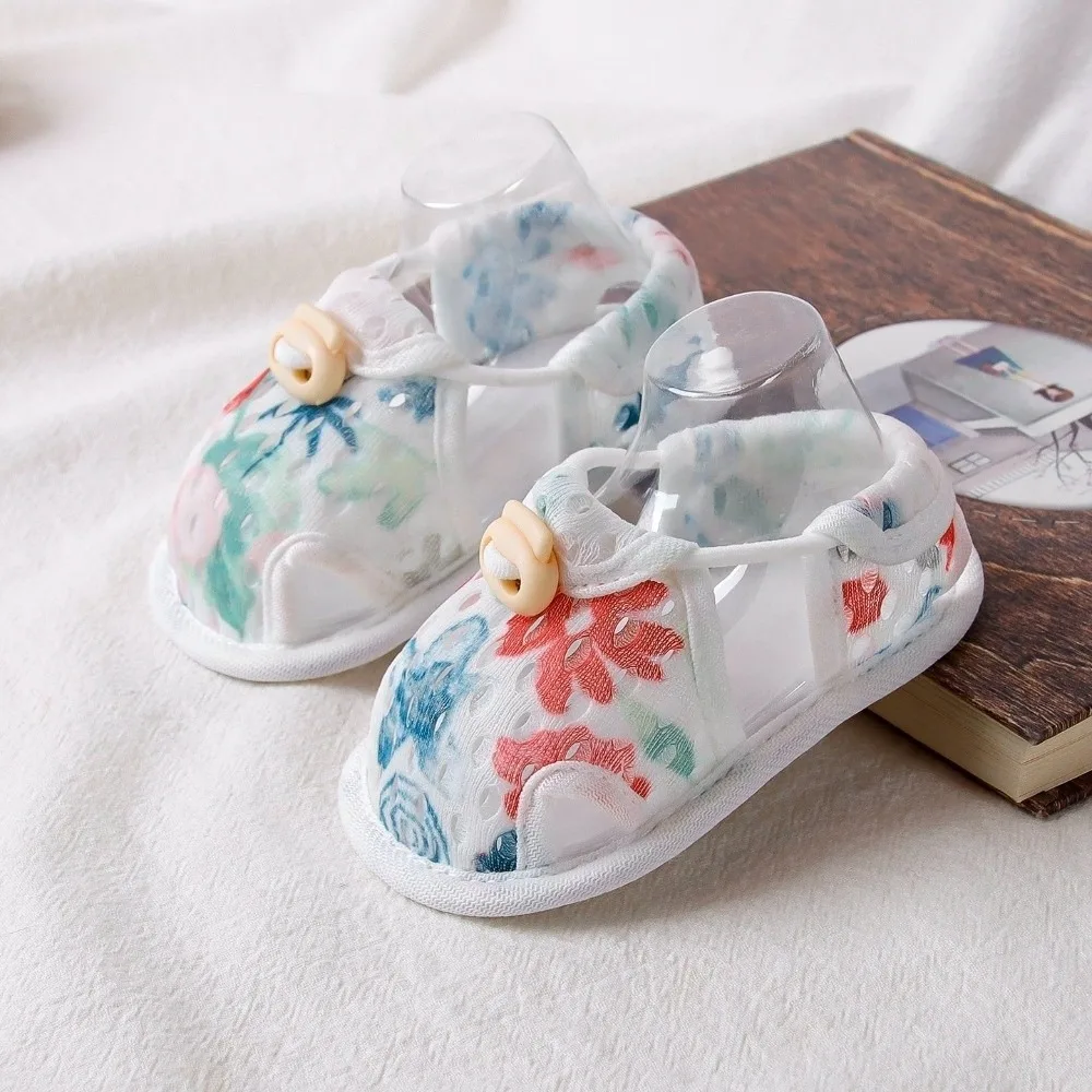

Breathable Baby Shoes Mesh Soft Sole Toddler Shoes Machine Washable Flexible Fit Infant Anti-slip Sandals 6-12 Months Babies