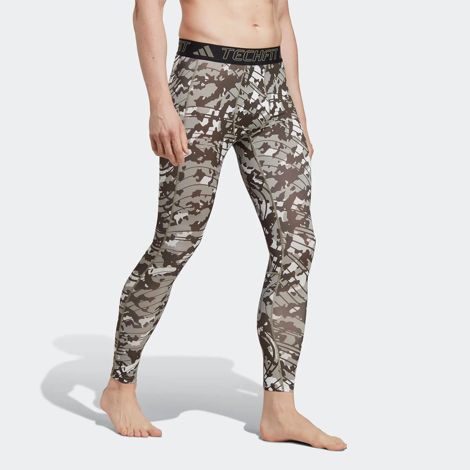 

Adidas Genuine TF AOP Tight Men's Compression Fitness Leggings IC2161