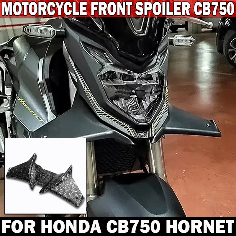 

Новый передний спойлер для мотоцикла cb750 для Honda CB750 HORNET CB 750 Hornet 2023 2024, голый передний спойлер, прижимная сила, дефлектор крыла