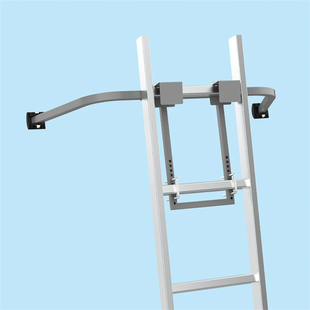 Wall Ladder Stabilizer Fine Craftsmanship For Reliable Security Safe And Reliable Anti-slip Rubber Gray