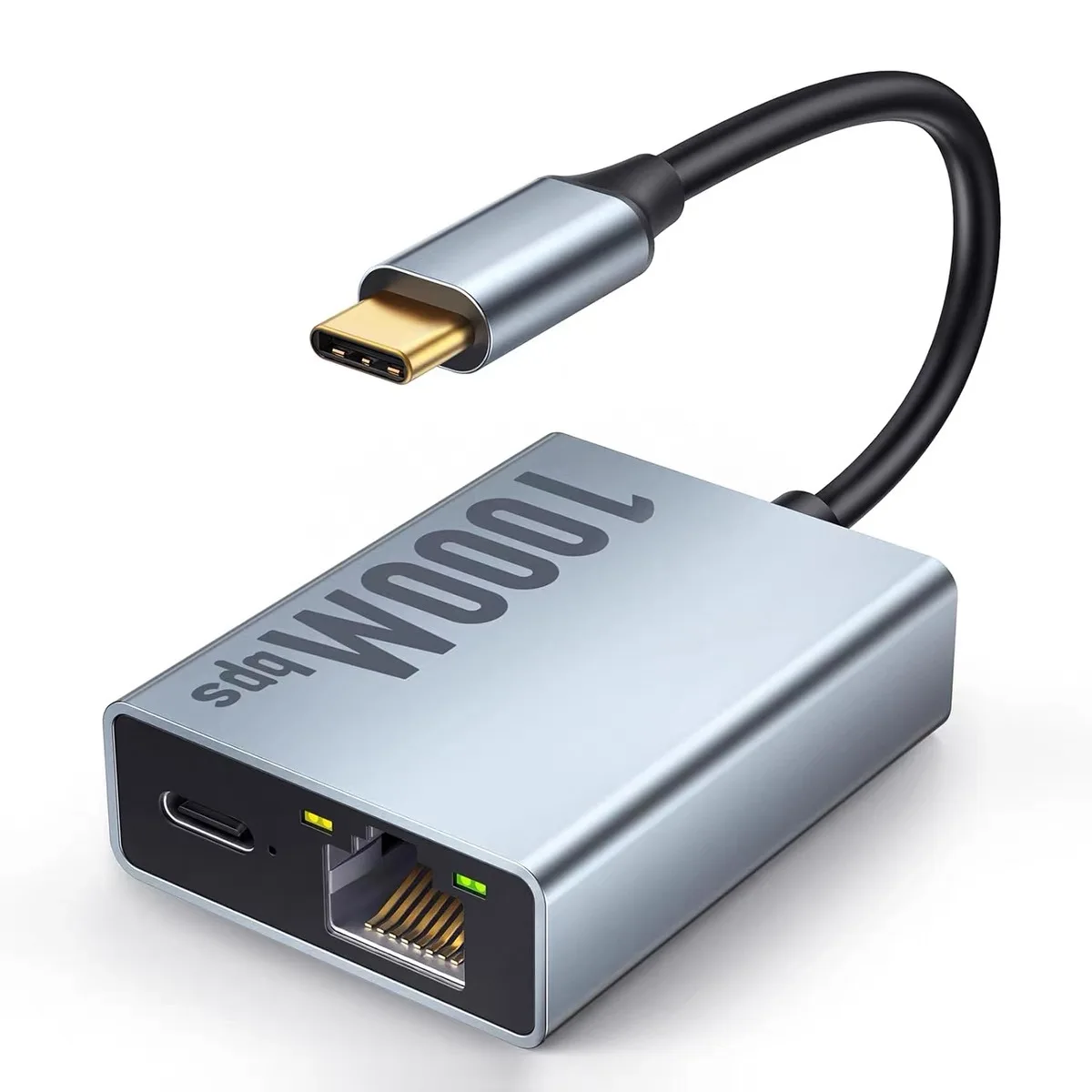 USB C To RJ45 Gigabit Ethernet Network Adapter for 4K Fire Stick,Chromecast Google Home Mini and More Streaming TV Sticks
