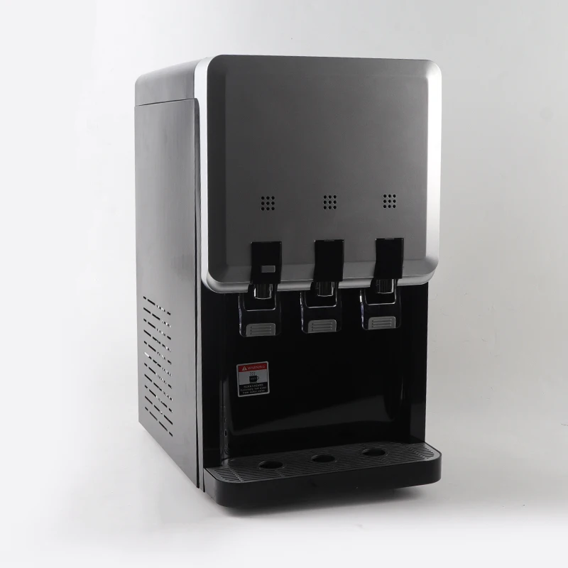 Distributore di acqua calda e fredda elettrico da appoggio nero cina