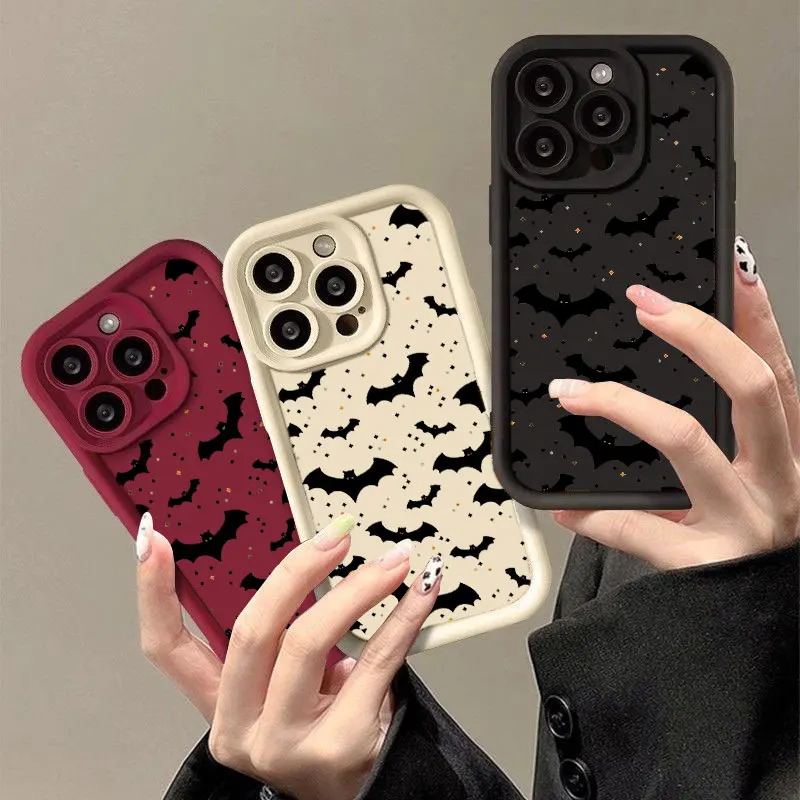 Funny Spooky Fasion Phone Case for iPhone 11 12 MINI 13 14 15 16 PRO MAX PLUS Shockproof Silicone Soft Cover Coque