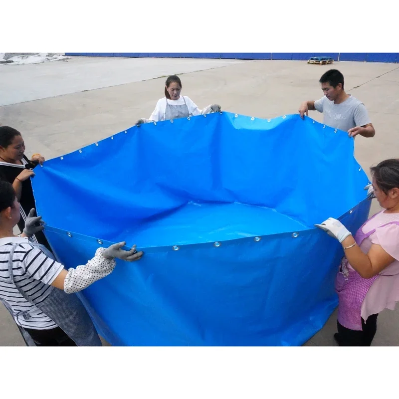 2021 Hot Sale 10000-50000 L  Farming System Aquaculture Shrimp Tilapia Biofloc Tank Fish Farming Pond for Sale