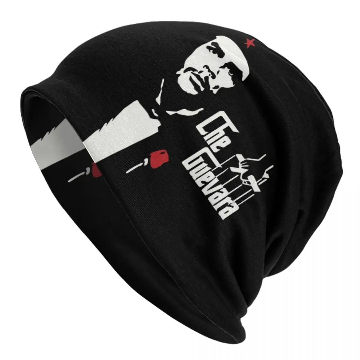 Che Guevara Hero Skullies Beanies Caps Unisex Winter Warm Knitting Hat Cuba Cuban Socialism Freedom Bonnet Hats Outdoor Ski Cap