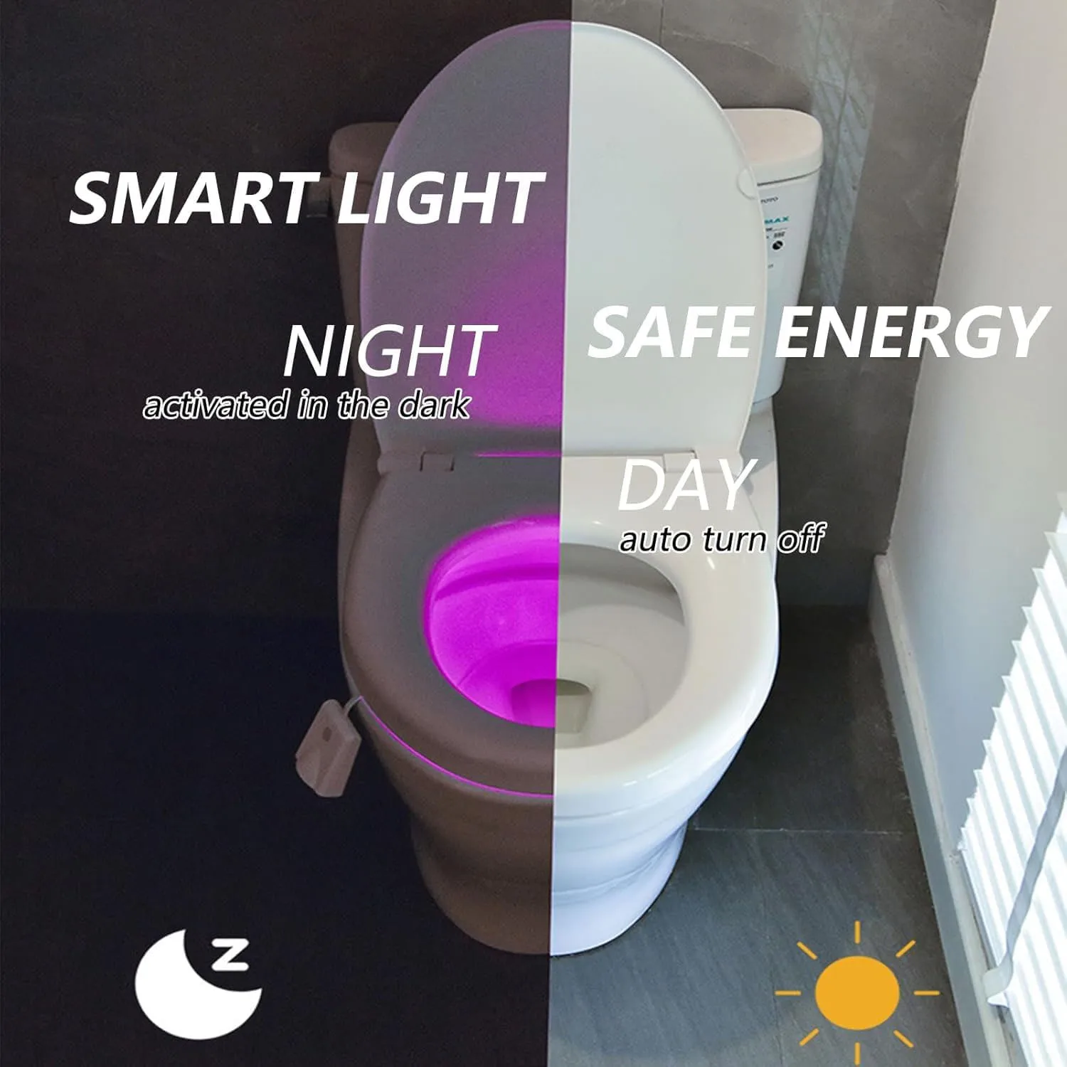 Motion Sensor Night Light Type-C Charging Cable, Rechargeable Warm and White Night Lamp with Magnetic Attachment