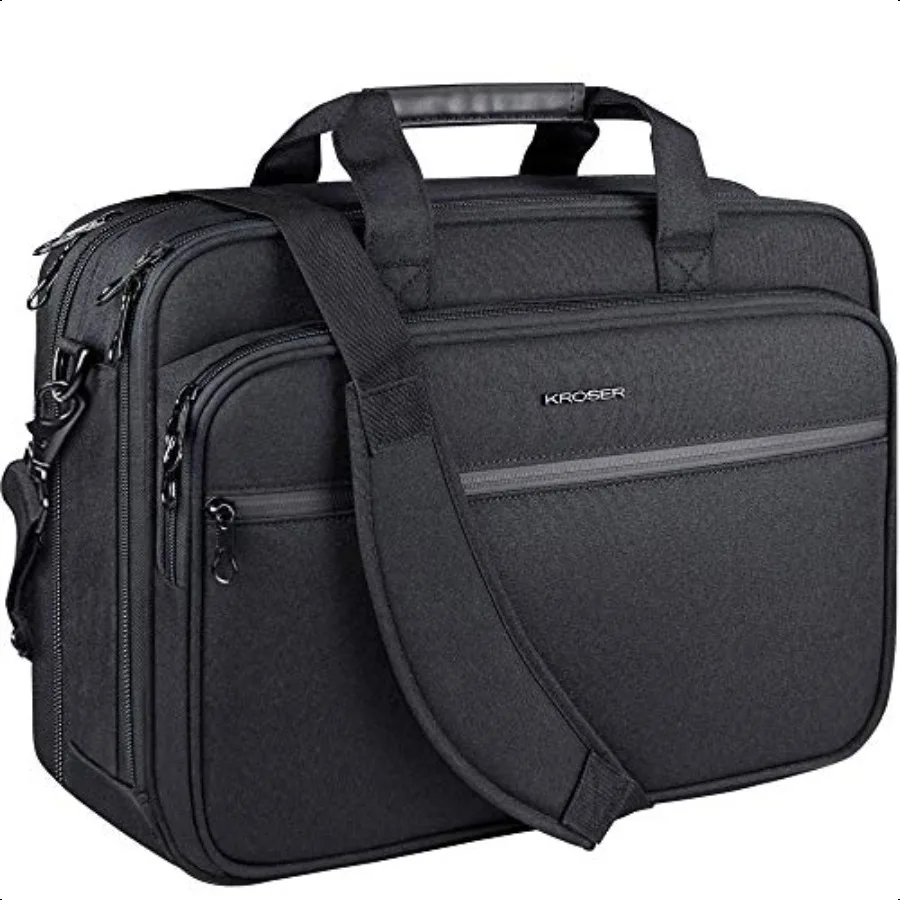 

Laptop Bag Premium Laptop Briefcase Fits Up to 17.3 Inch Laptop Expandable WaterRepellent Shoulder Menger Bag Computer Bag with