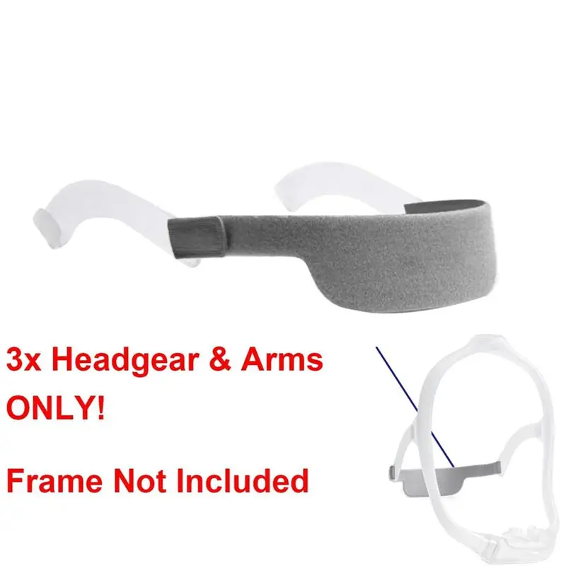 NEW HOT In Stock-Replacement CPAP Headgear With In 3-Pack Set For Dreamwear,Adjustable Soft Head Strap Included