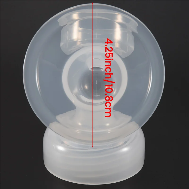 AS96-ملحقات مضخة الثدي الكهربائية زجاجة عيار واسع المحملة غطاء شفط الجسم غطاء مكبر الصوت