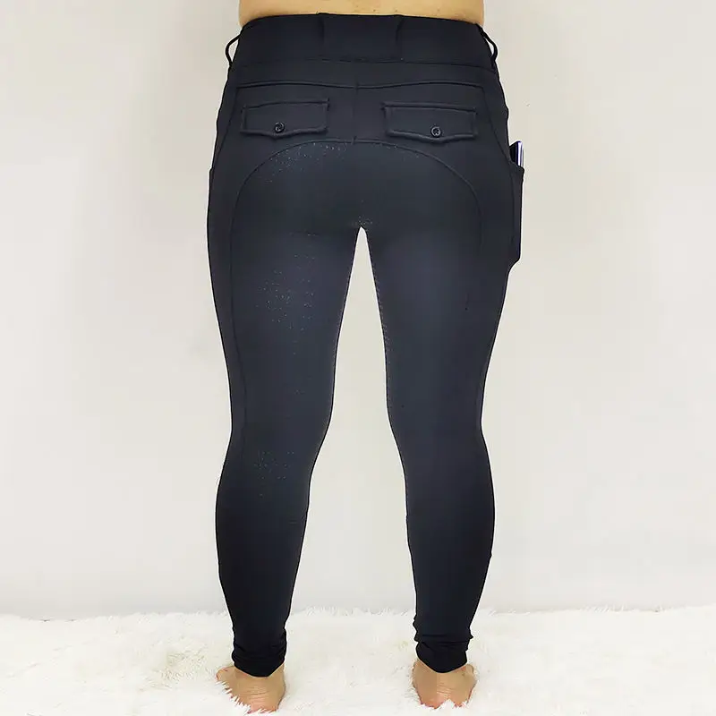 Inverno quente Equitação Leggings para As Mulheres Full Seat Silicone Equitação Calças Cavalo Equestre Calções Montando Calças Justas Mulher