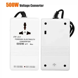 Adjustable 500W Voltage Converter Adapter 70-500W 220V to 110V 110V to 220V Power Adapters Socket AC US Power Transformers