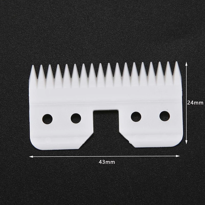 20Pcs/Lot Replaceable Ceramic 18 Teeth Pet Ceramic Clipper Cutting Blade For Oster A5 Series