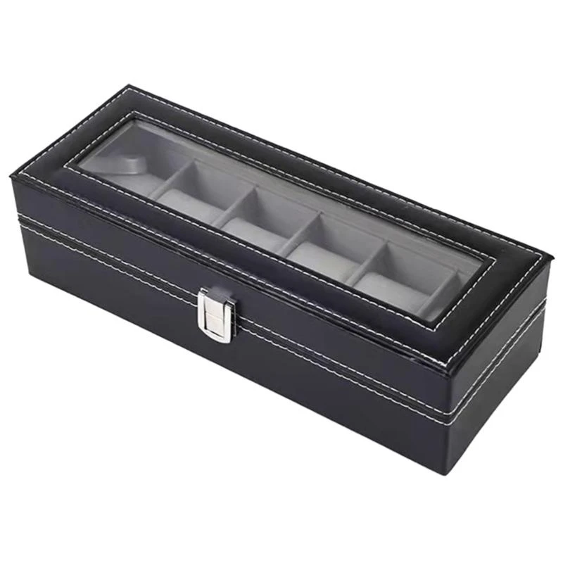 Multi-Functional Watch Travel Storage Box Word Lock Case Display Holder Accommodate Different Size Watch Q6RB
