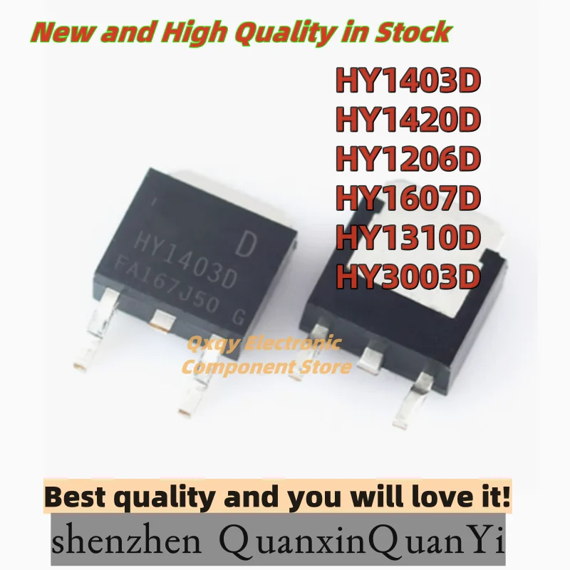 Piezas HY1403D HY1403 HY1420D HY1420 HY1206D HY1206 HY1607D HY1607 HY1310D HY1310 HY3003D HY3003 TO-252, paquete de efecto campo