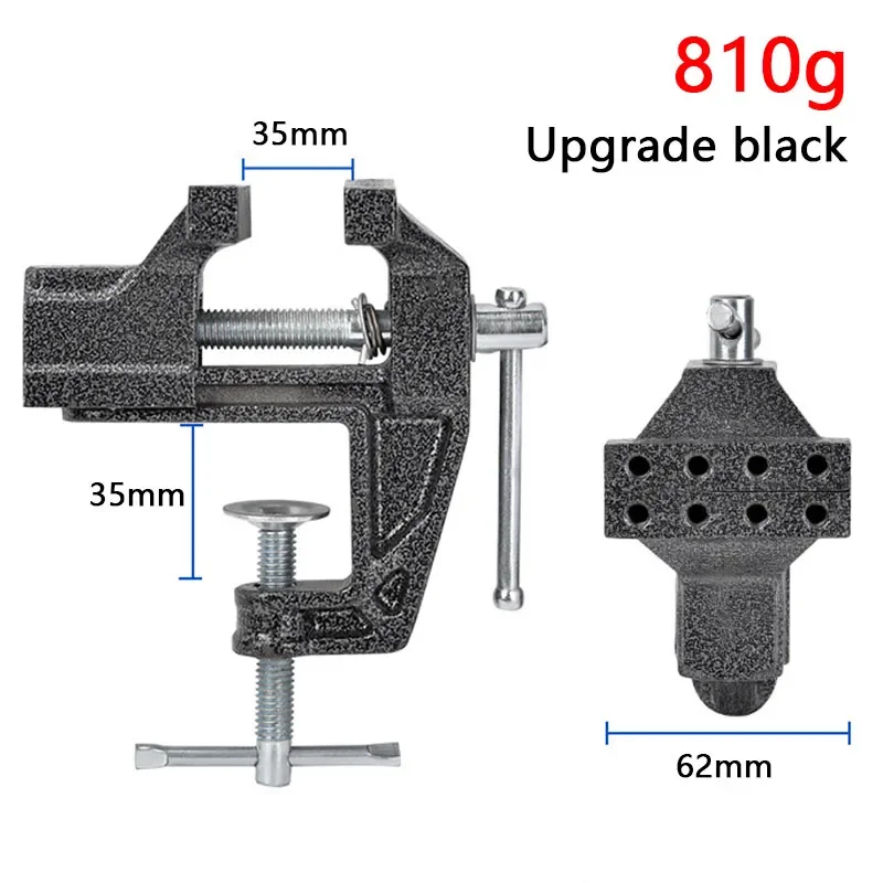 1PC Mini Table Vise Universal Bench Vice Machine Vise Clamp Full Metal Multifunction Woodworking Tools for DIY Table Use