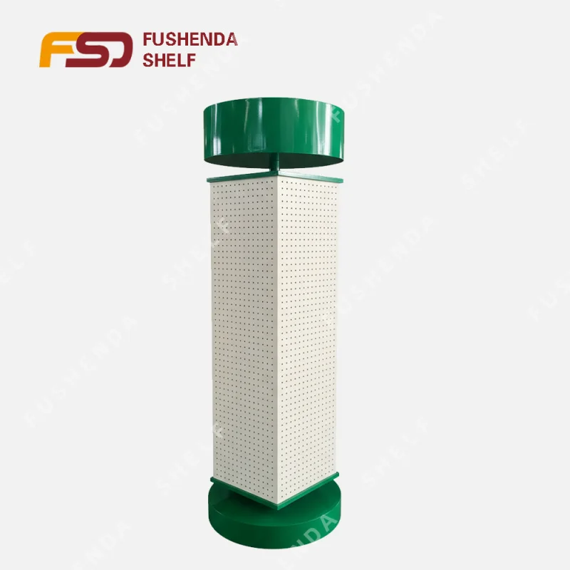 custom.Customizable 360-Degree Rotating Heavy Duty Stainless Steel Mobile Phone Accessories Display Cabinet Freestanding Furnitu