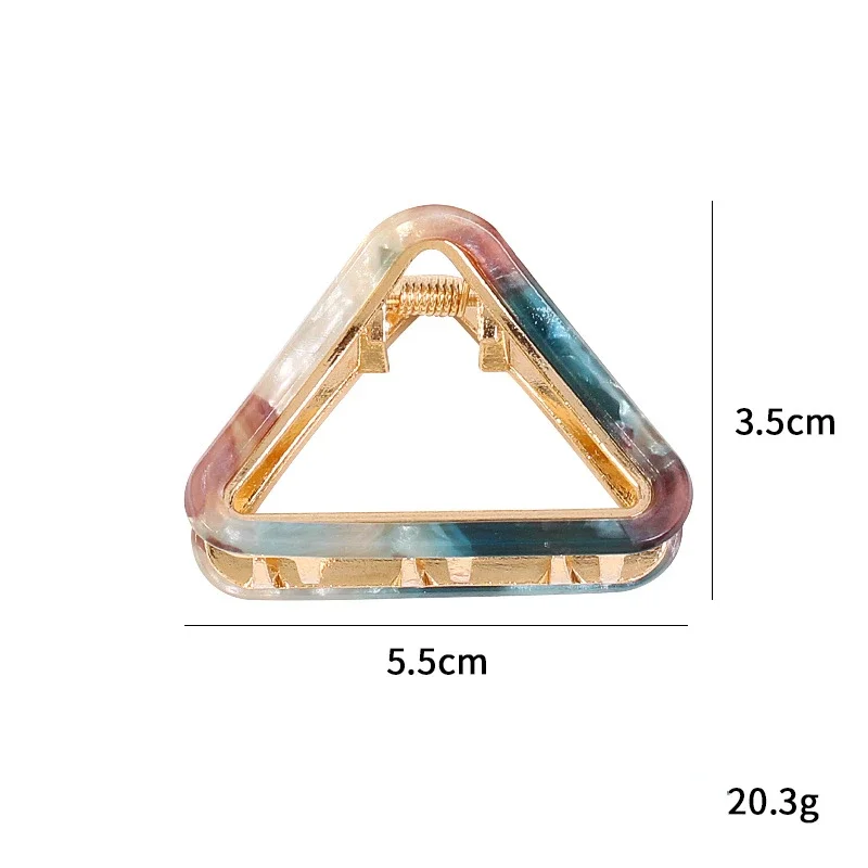 2023 Korean Style Simple Hollow Triangular Geometric Women\'s Hair Claws Hairpins Fashion Girls Hair Accessories Headwear