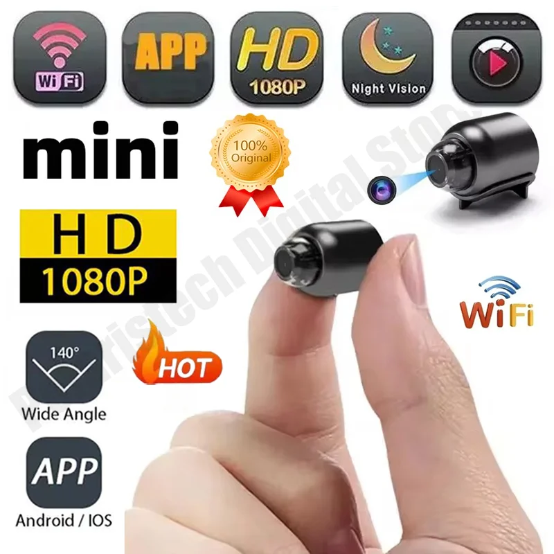 X5 Mini caméra 1080P HD intelligente sécurité à domicile compacte enregistrement vidéo App prise en charge carte mémoire Mini caméra Ip USB Cam 2025