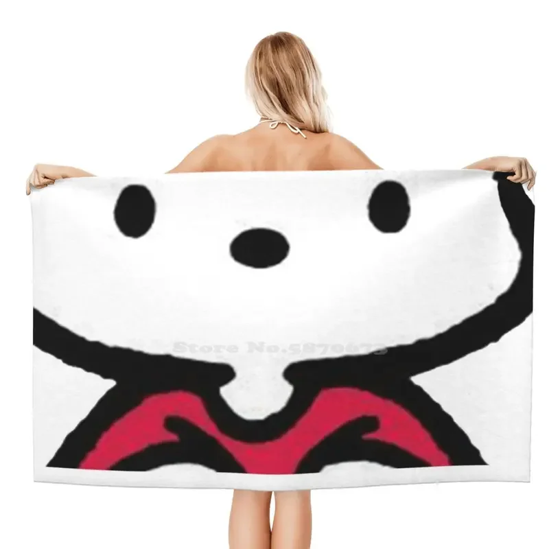 Pochacco Mask Beach Towels Quick-drying Sports Towels Badtz Maru Cute Kawaii Kitty Japanese Friends Characters Cartoon Hawaii