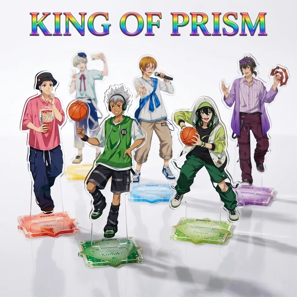 

Anime KING OF PRISM Ichijo Shin Hayami Hiro 15CM Double Sided Acrylic Stand Keychain Cute Model Cosplay Desk Decor Collect Gifts