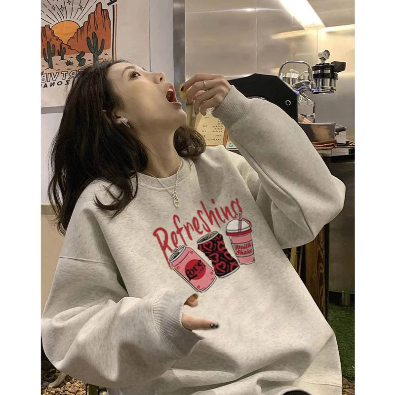 Felpe da donna Donna Peluche Abbigliamento Capispalla Genere Sfumatura color block Classico Pesante Multi-colore Quattro stagioni Fresco