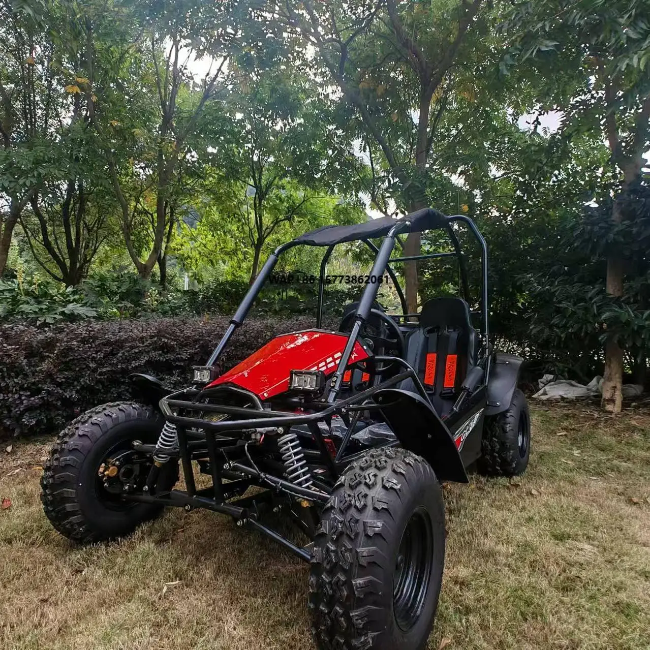 150CC & 200CC Racing Go Kart UTV Elektro-Offroad-Strandbuggy mit Scheibenbremse Kettenantrieb Easy Pull-Start