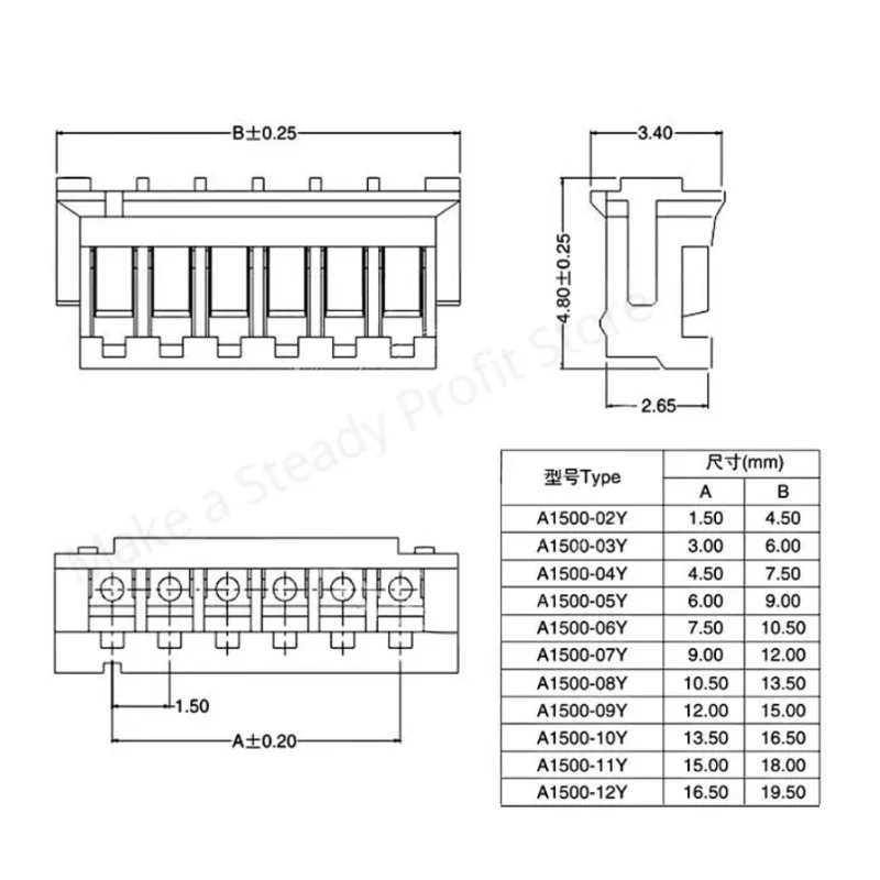 10/50Pcs/lot ZH1.5 Connector 1.5MM PITCH FEMALE HOUSING Plastic Shell Plug 2P/3P/4P/5P/6P/7P/8P/9P/10P FOR PCB BOARD ZH