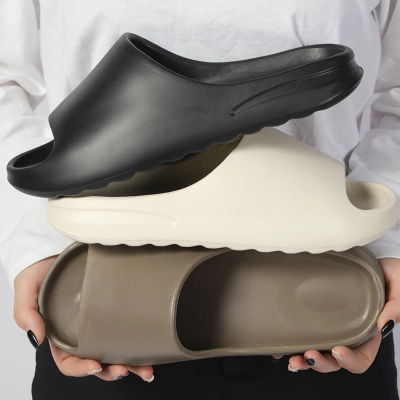Men Thick Bottom Slippers Platform Bathroom Slides Non Slip Trend Designer Women Shoes Ladies Cloud Sandals