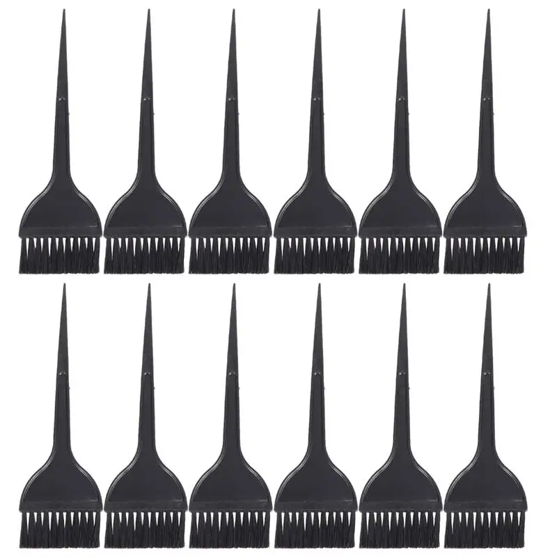 

12pcs Long Handle Hair Dye Brushes Hair Coloring Dyeing Brush Hair Tint Applicator Beauty Salon Hair Styling Tool 20.5cm