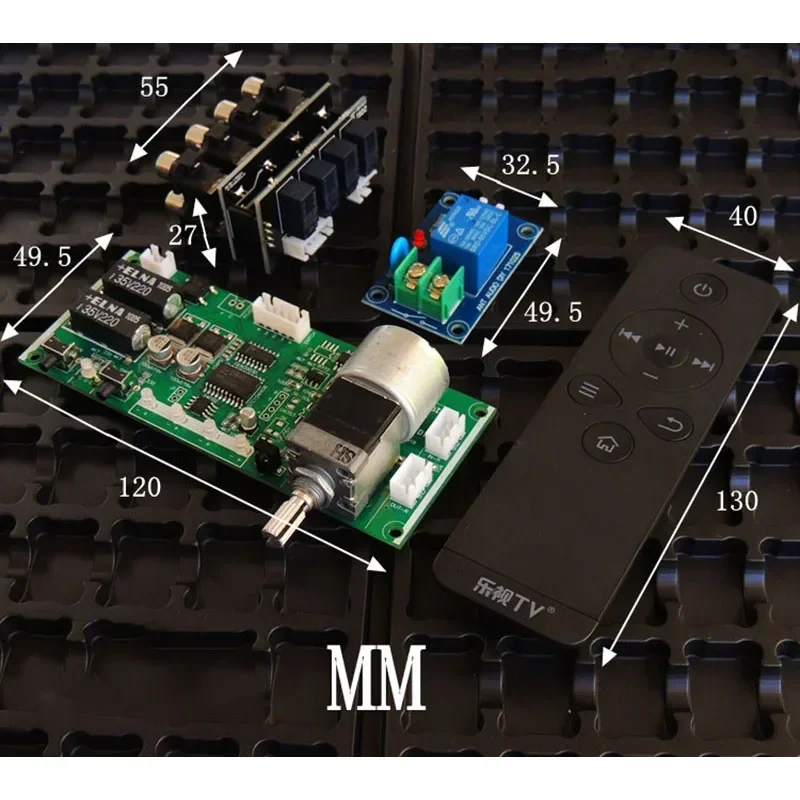Lusya-원격 프리앰프 볼륨 조절 보드, 4 방향 오디오 입력 신호 선택기, 스위칭 보드, T1188
