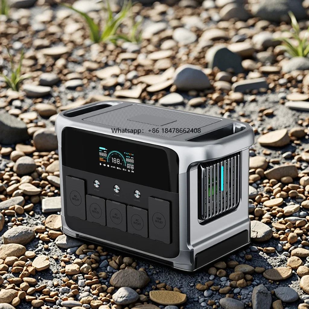 

Joypo Outdoor Camping Lifepo4 Lithium Battery Wireless Portable AC Power Station with Solar Panels