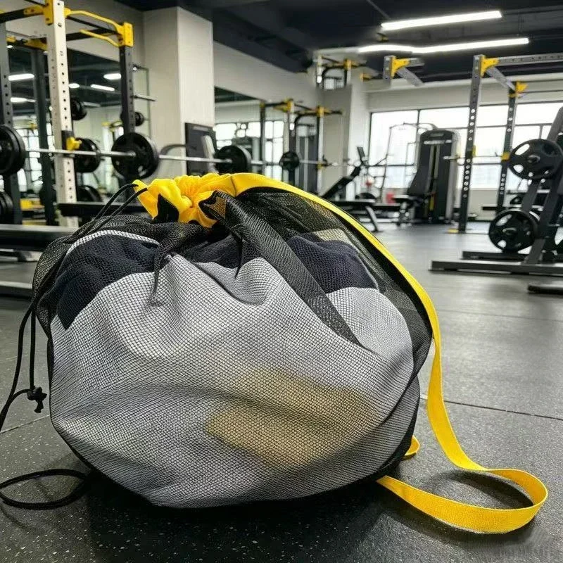 Foldable Sports Travel Outdoor Swimming Bag Organizer Large Capacity Mesh Beach Toy Storage Bag Portable Breathable Storage Bag