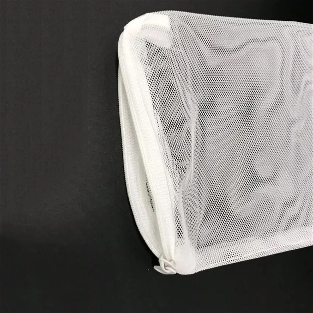 1/5Pcs Aquarium Filter Bags with Zipper 100 Mesh Nylon Bacteria House Activated Carbon Container Fish Tank Filtration White Bags view 5