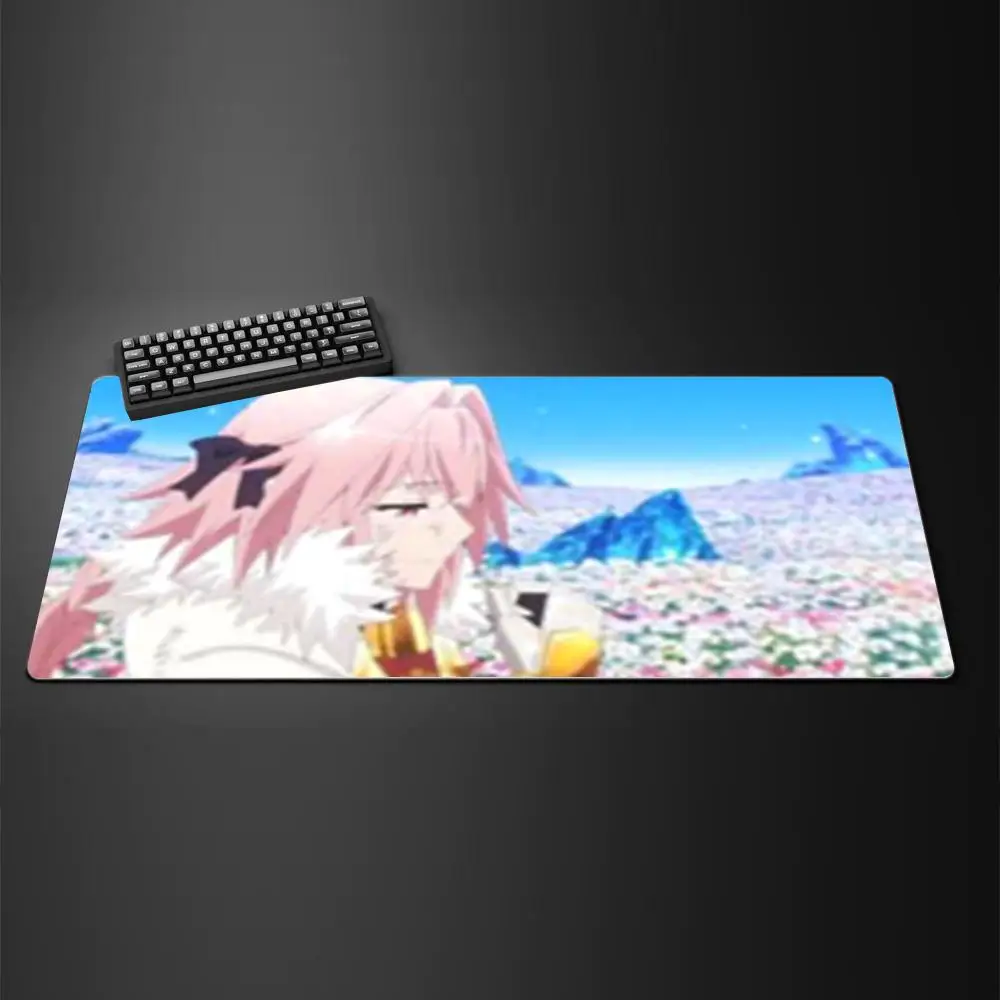 

Милый коврик для мыши Fate Apocrypha Astolfo, большой игровой коврик для мыши с защитой от скольжения, утолщенный коврик для компьютерной клавиатуры, настольный коврик