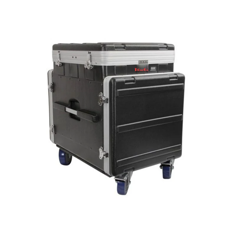ABS Mixer Case - 8U - 19 Inch - Adjustable Height Rack Rails - Image 3