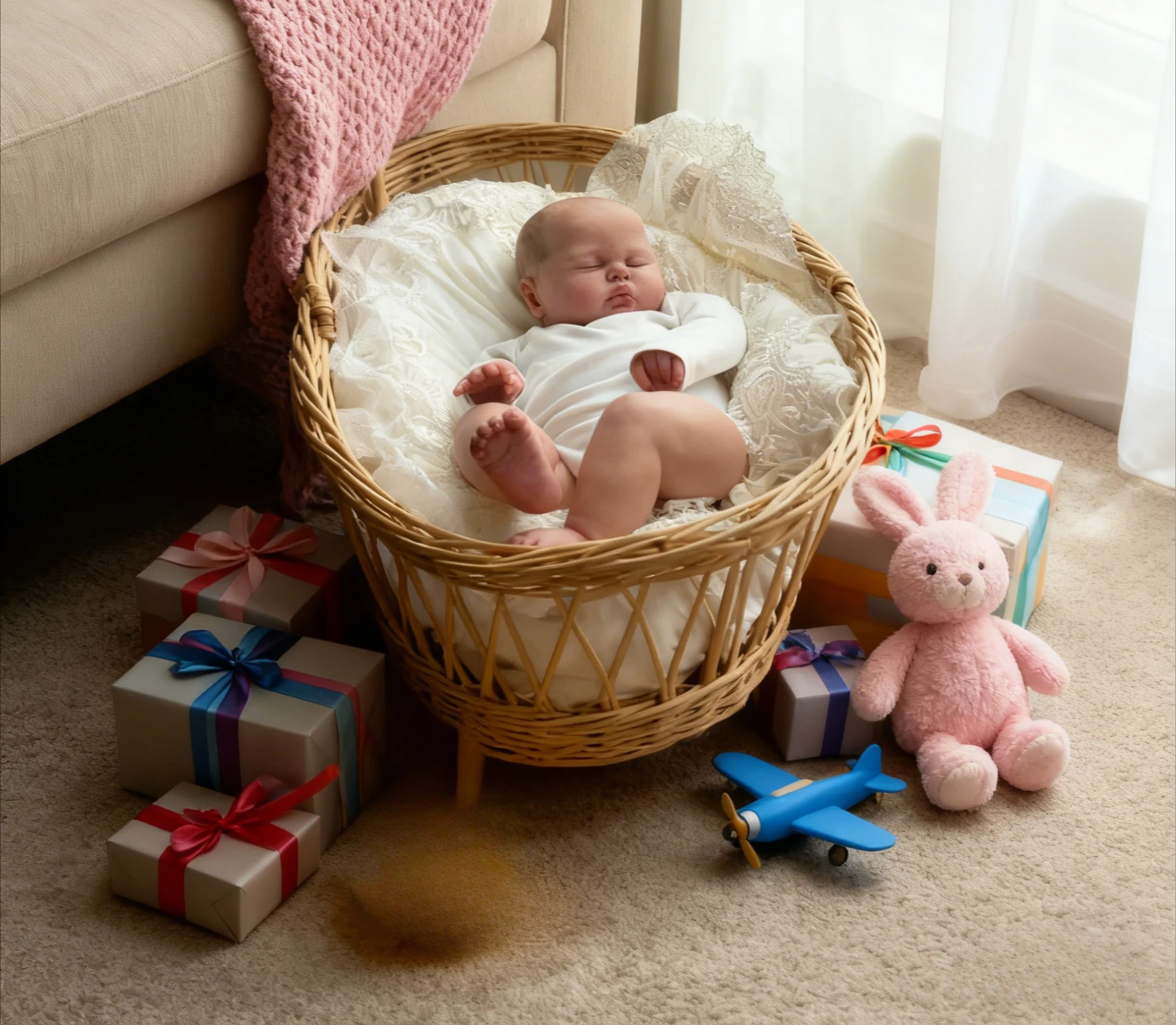 

NPK 24 дюйма Reborn Toddler Pickle Спящий в мягкой ткани тела Реалистичная 3D кожа Многослойная ручная роспись волос Мягкая кукла