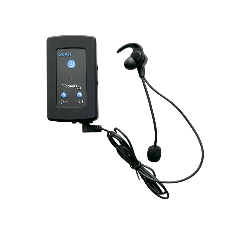 Football Referee Bluetooth Headset Goref for 4 Referees 1500 Meters Intercom