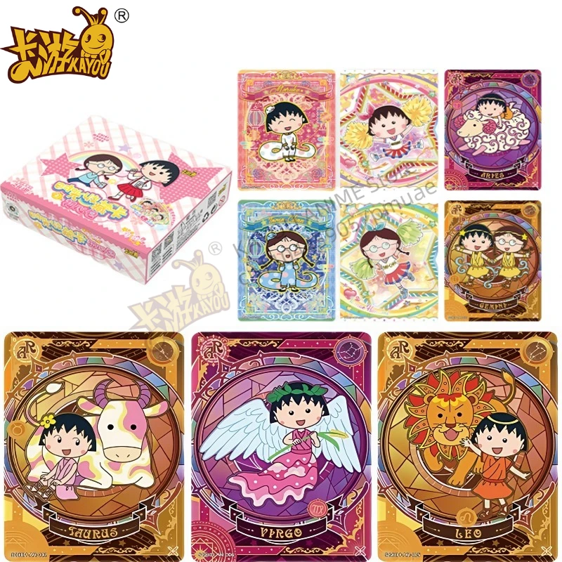 

KAYOU натуральная карта Chibi Maruko Chan Time Collection Initial Pericardium аниме-карта аниме периферийная игрушка флэш-карта подарок