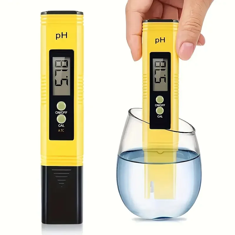 Accurate PH Meter,0.01pH High Accuracy Pen Type pH Tester for Hydroponics, Household Drinking, Pool and Aquarium