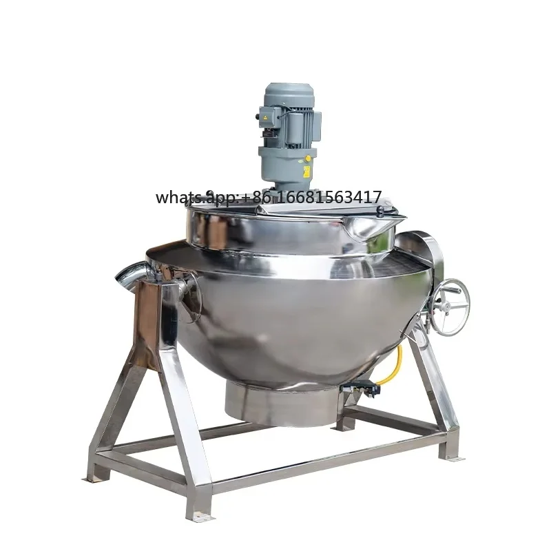 Factory Direct SalesPS Hot Pot Base Beef Chili Sauce Sandwich Planetary Stirring Wok Peanut Butter Meat Heating Frying Commercia