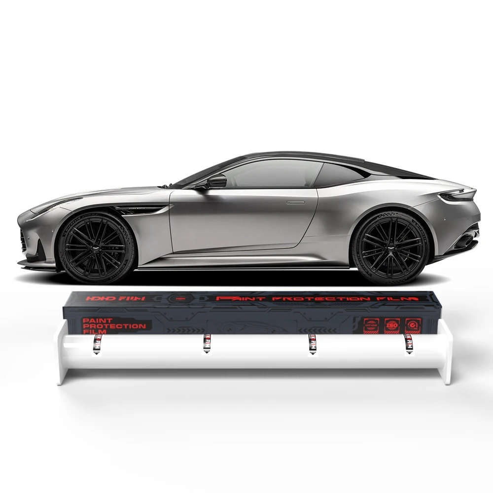 SUNICE 152cmX50cm Matte Clear Car Paint Protection Film Car Auto Sticker Clear Adhesive Film TPH Self-Repair Clear Bra Car