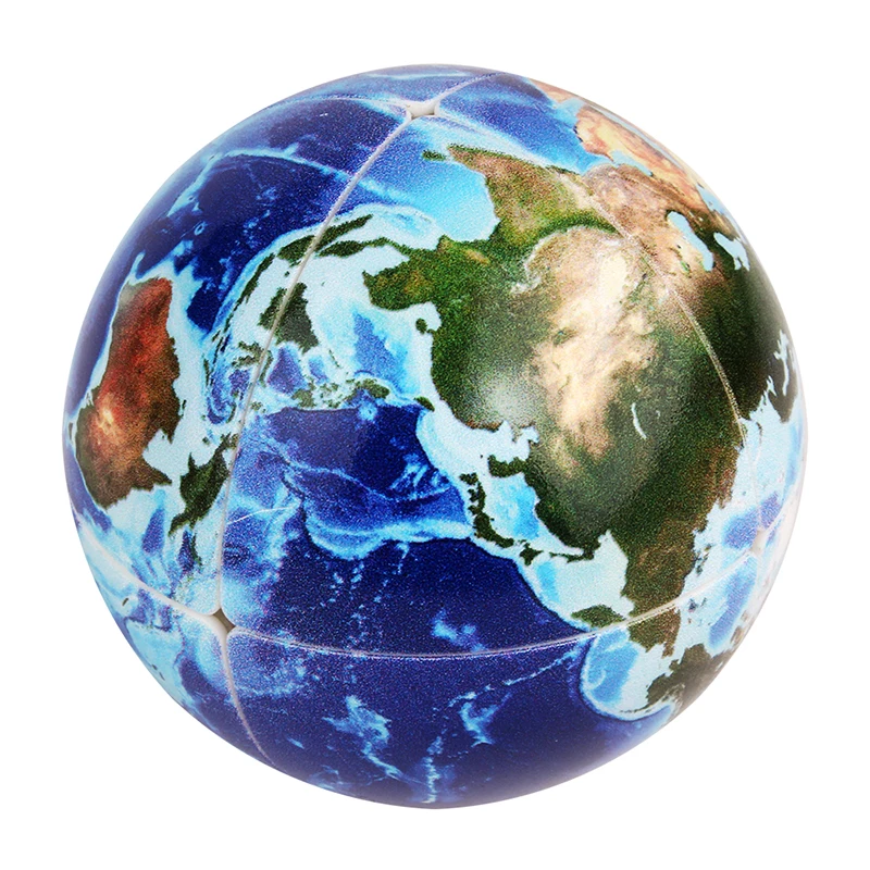 

YuXin 2x2 Earth Cube наклейка забавный скоростной куб профессиональные игрушки-головоломки детский подарок Cubo Magico