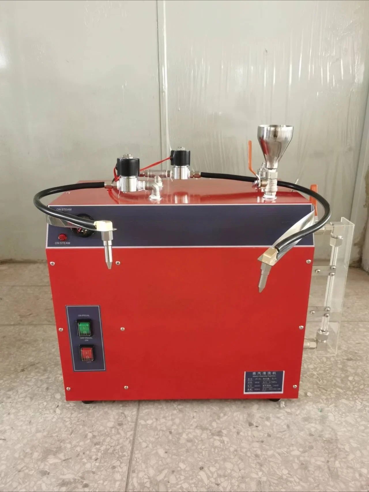 15L High-Efficiency Steam Cleaning Machine, Dual Nozzle for Industrial Steam Cleaning Equipment, Industrial Use