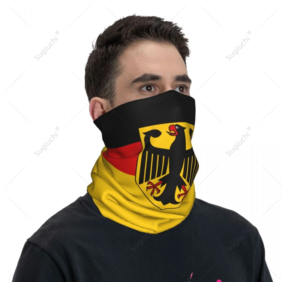 Unisex Germany Flag Neckerchief Scarf Neck Face Mask Scarves Neck Warmer Seamless Bandana Headwear Cycling Hiking view 2